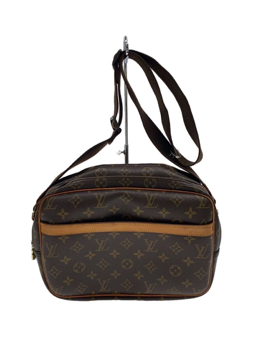 LOUIS VUITTON Reporter Monogram Canvas Brown